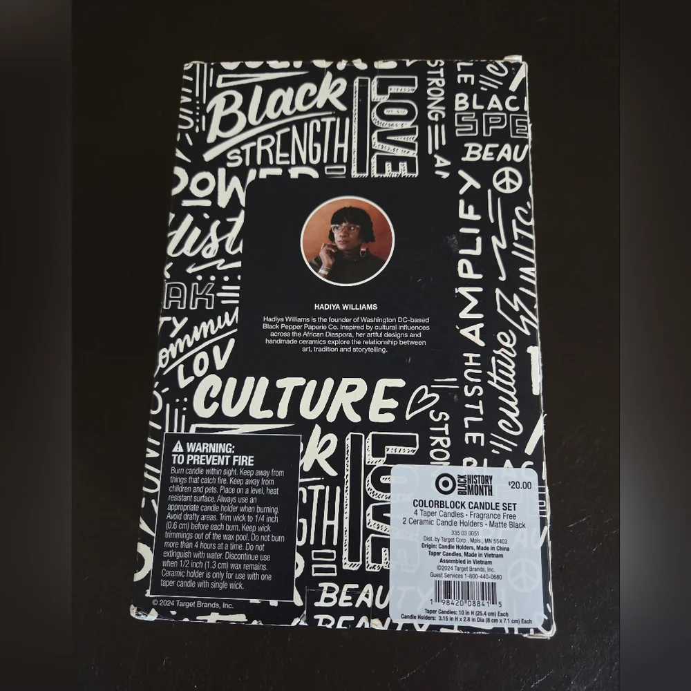 Target Black History‎ Month Candle Set NEW